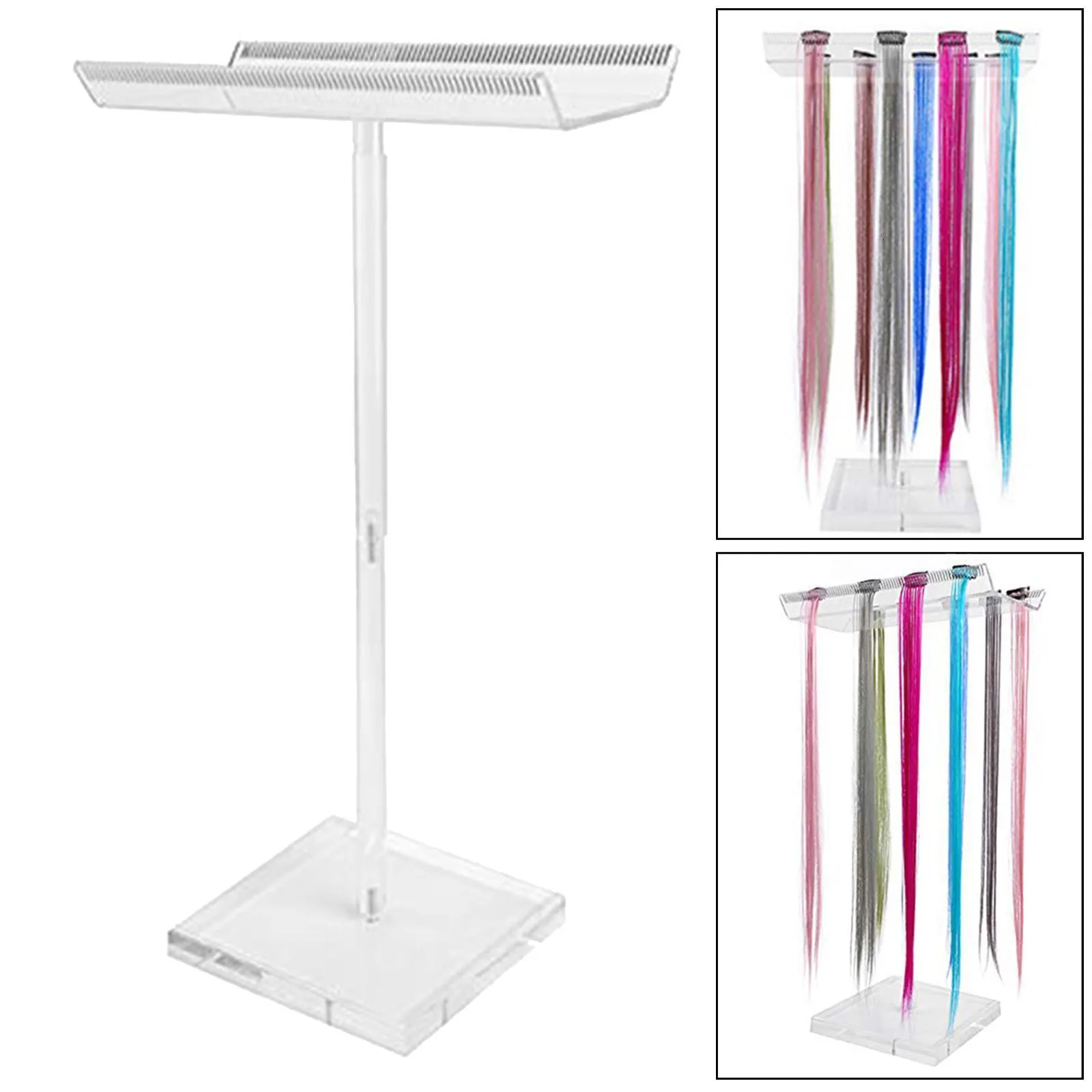 Hairdressing Tripod Stand Hair Extension Holder Professional Hair